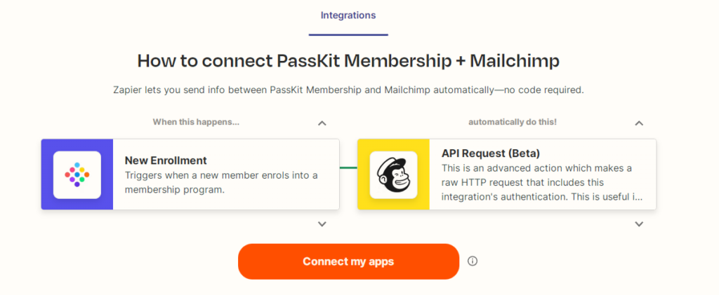 Zapier integration