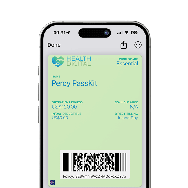 policy pass in apple wallet