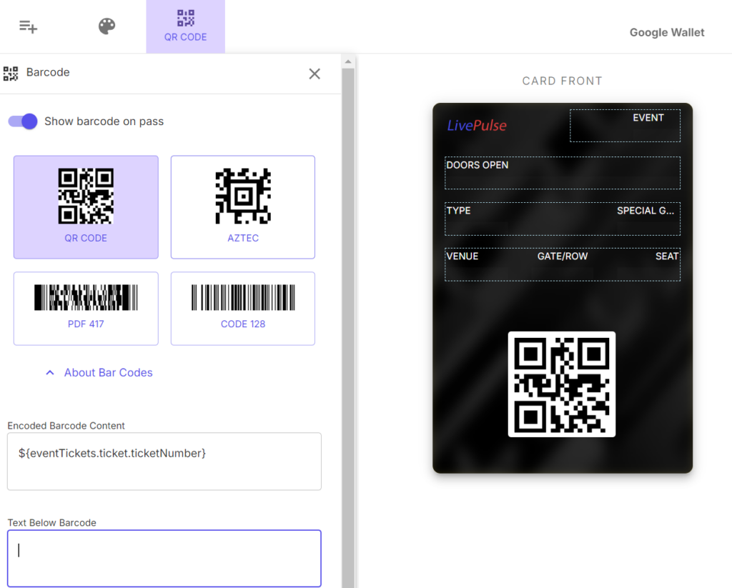 Create a QR Code For Your Event Tickets