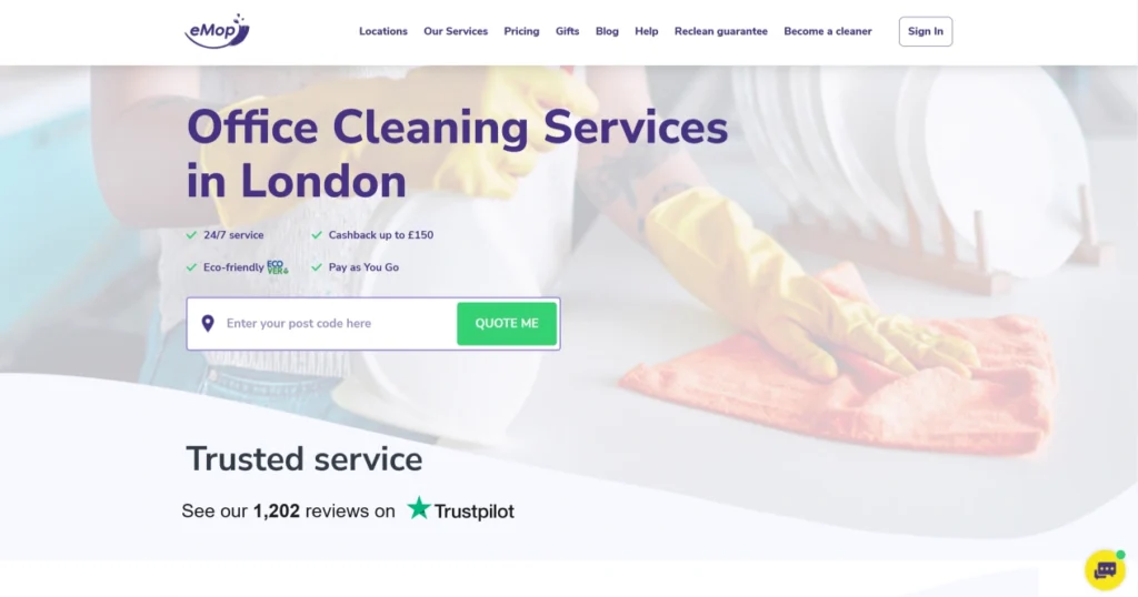 Cleaning Business Website