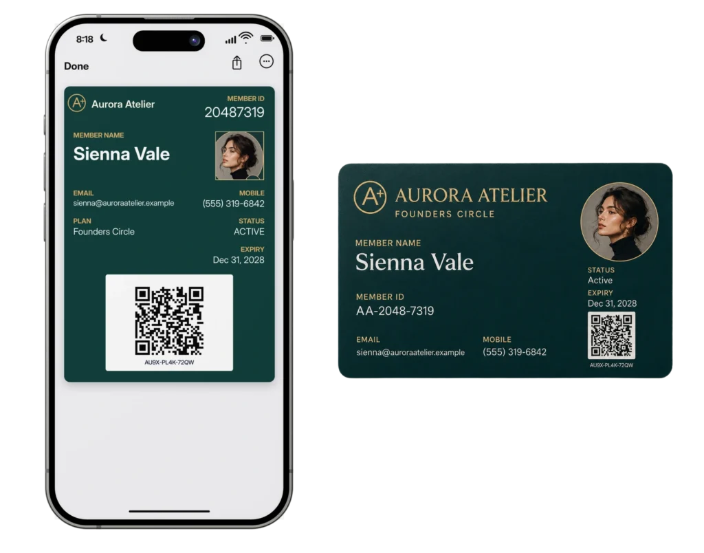 Digital vs Physical Membership Cards
