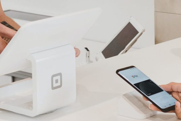 Google Pay at shop counter