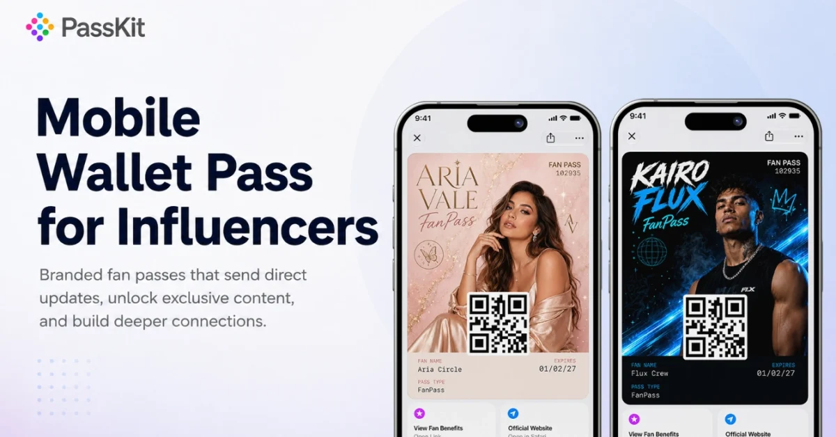 Mobile Wallet Pass for Influencers 1