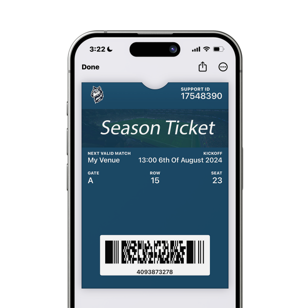 Passkit Sports Event Ticket On Mobile Phone