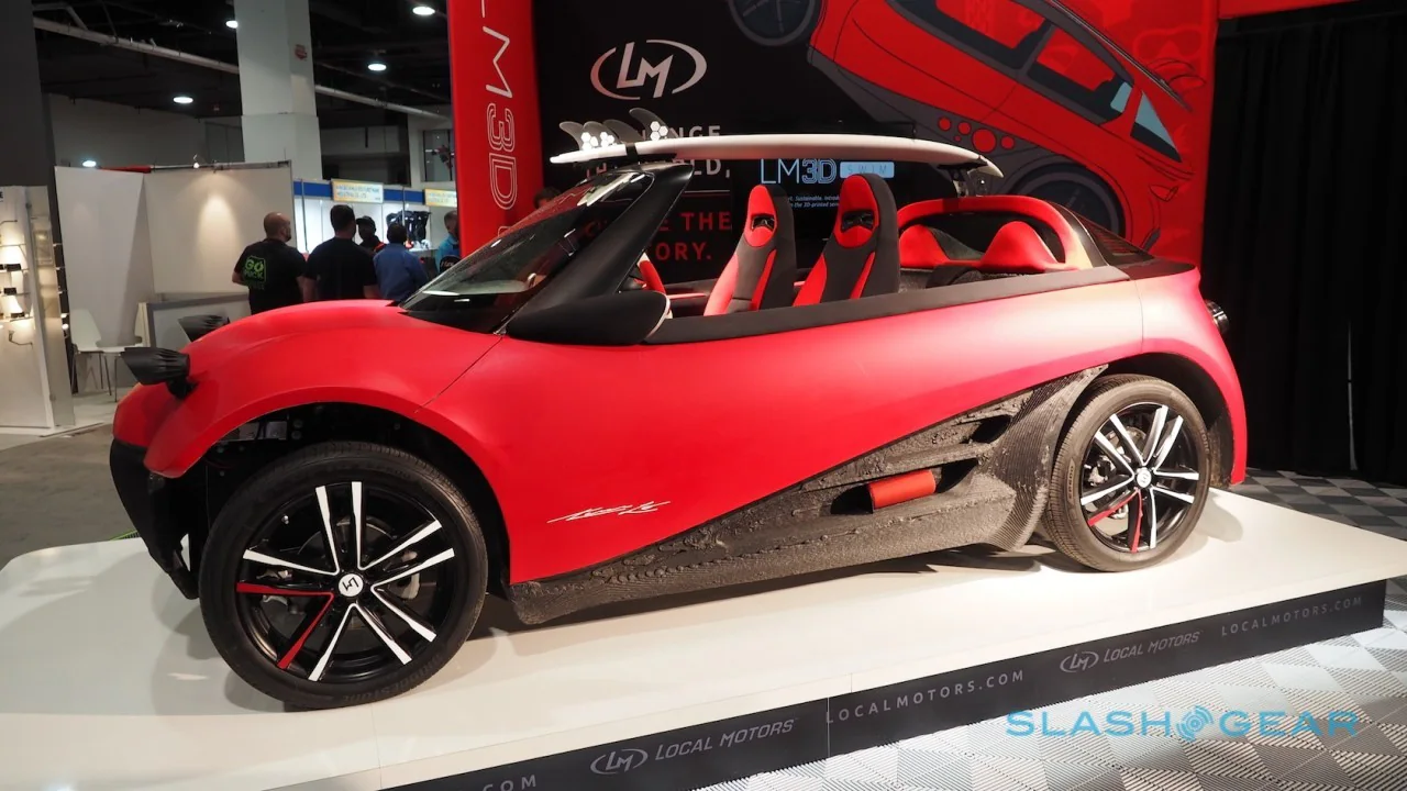 3D-printed car