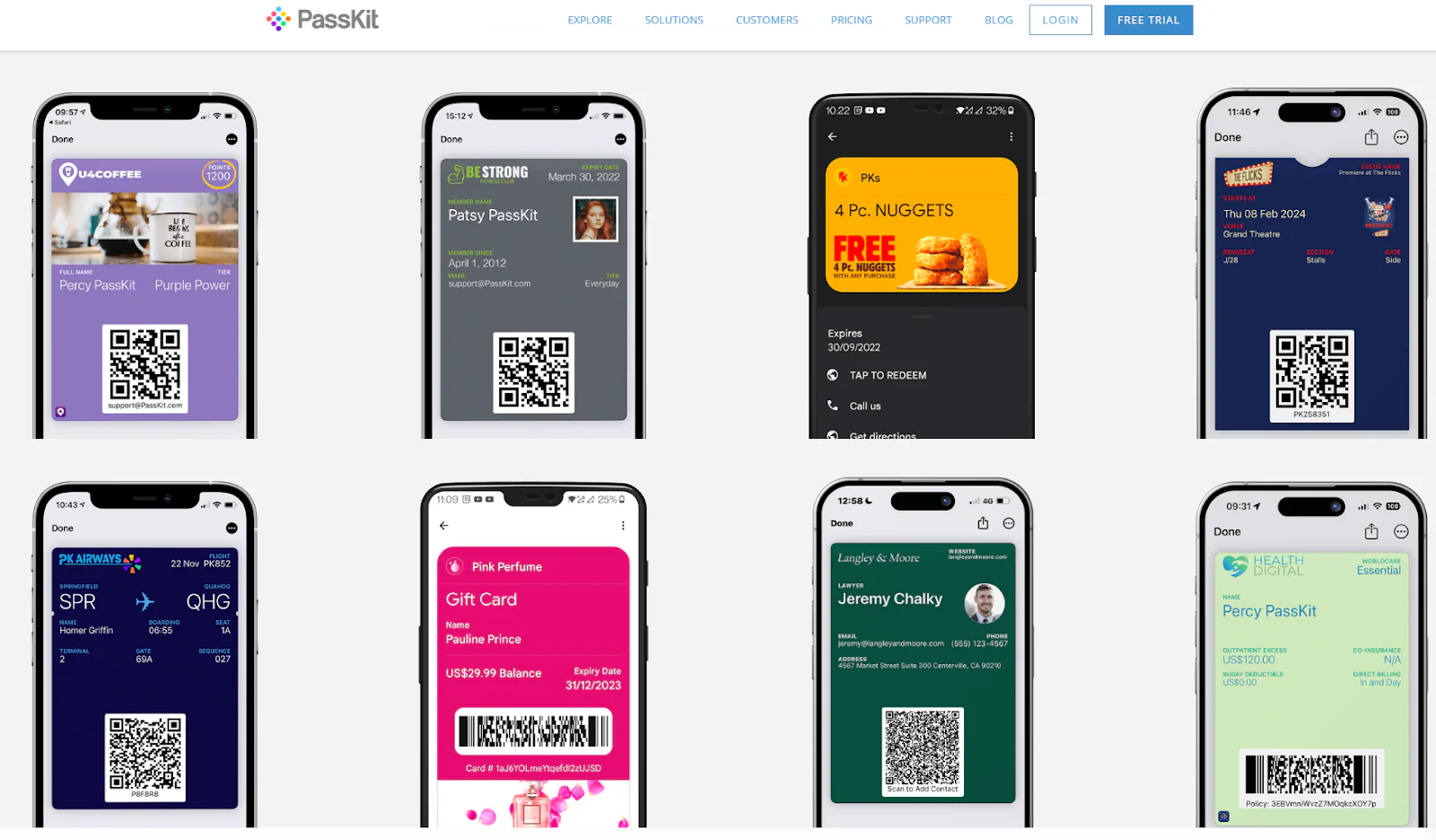 PassKit features