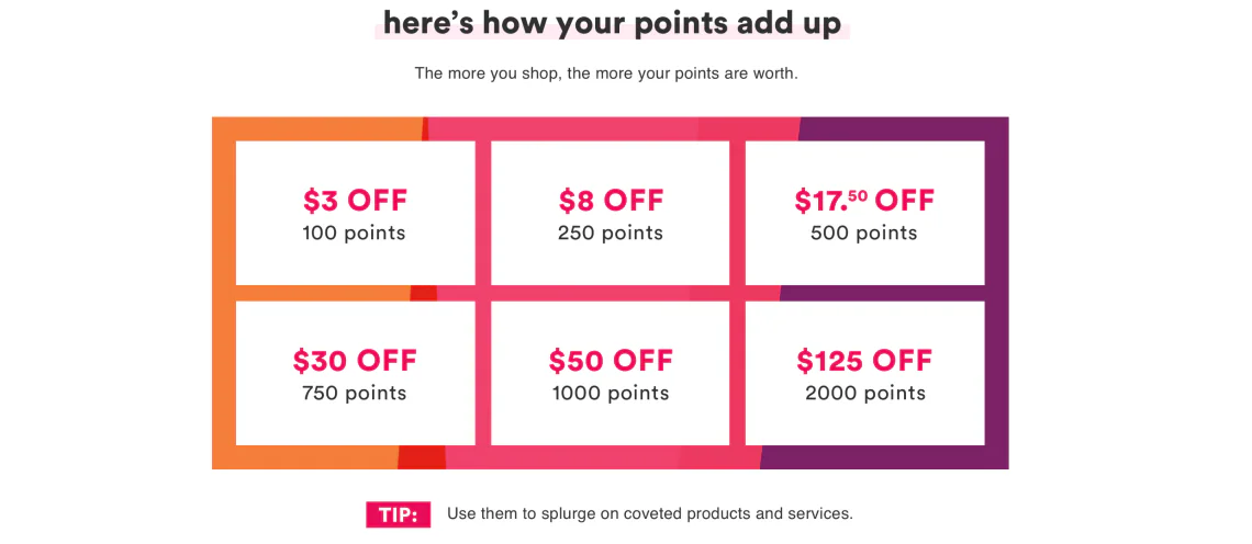 Ulta beauty rewards program