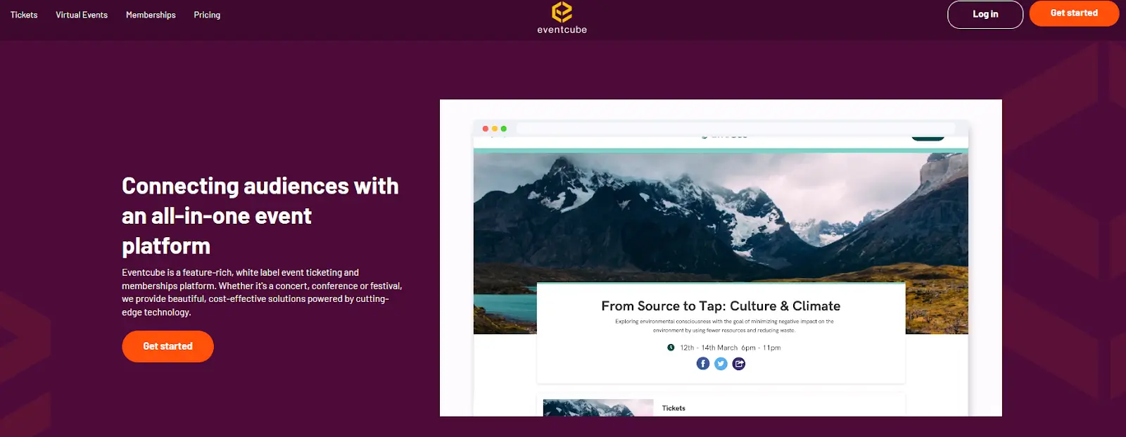Eventcube event ticketing platform