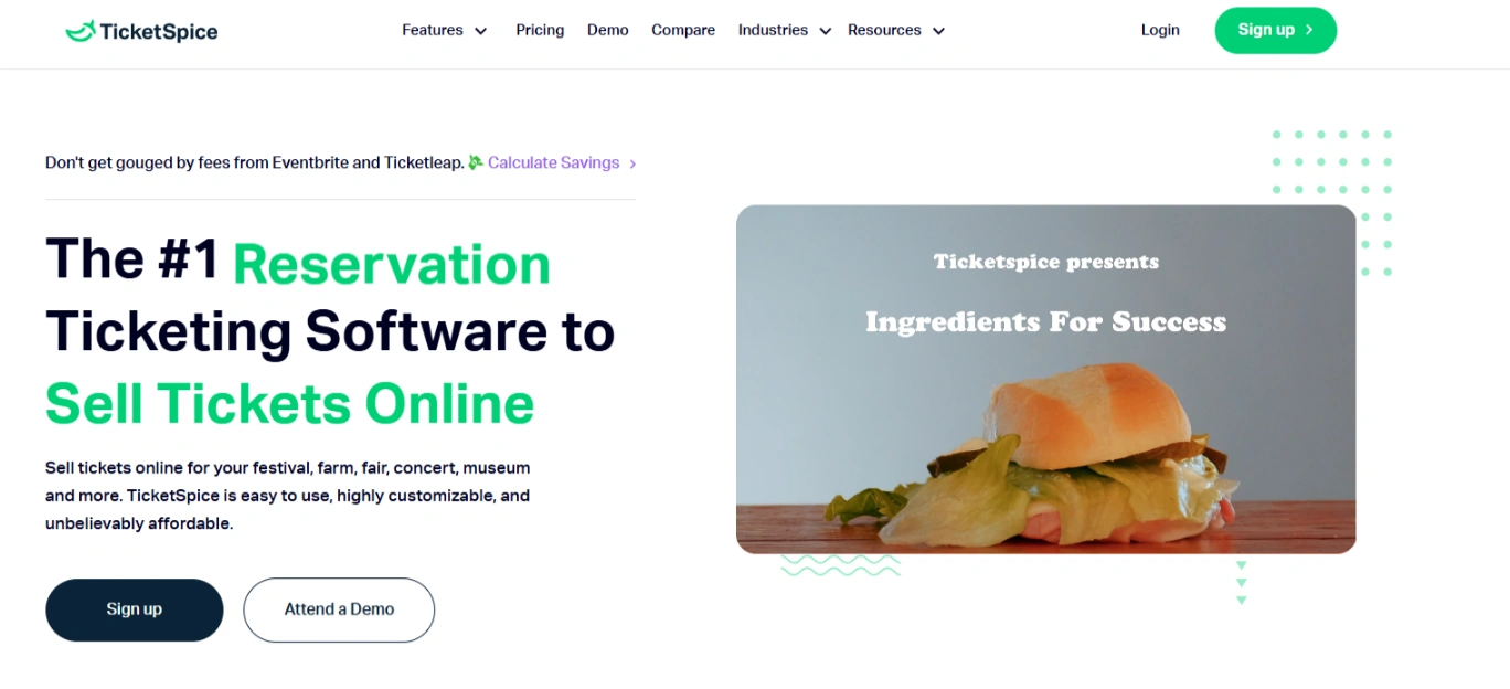 TicketSpice event ticketing platform