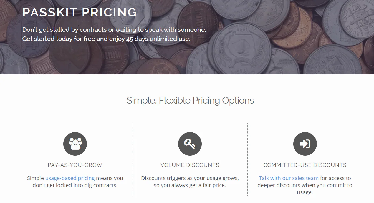 PassKit pricing