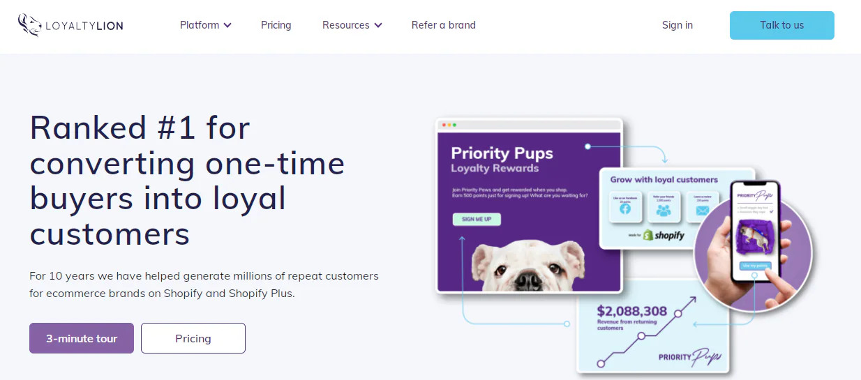 LoyaltyLion cloud-based solution for eCommerce businesses