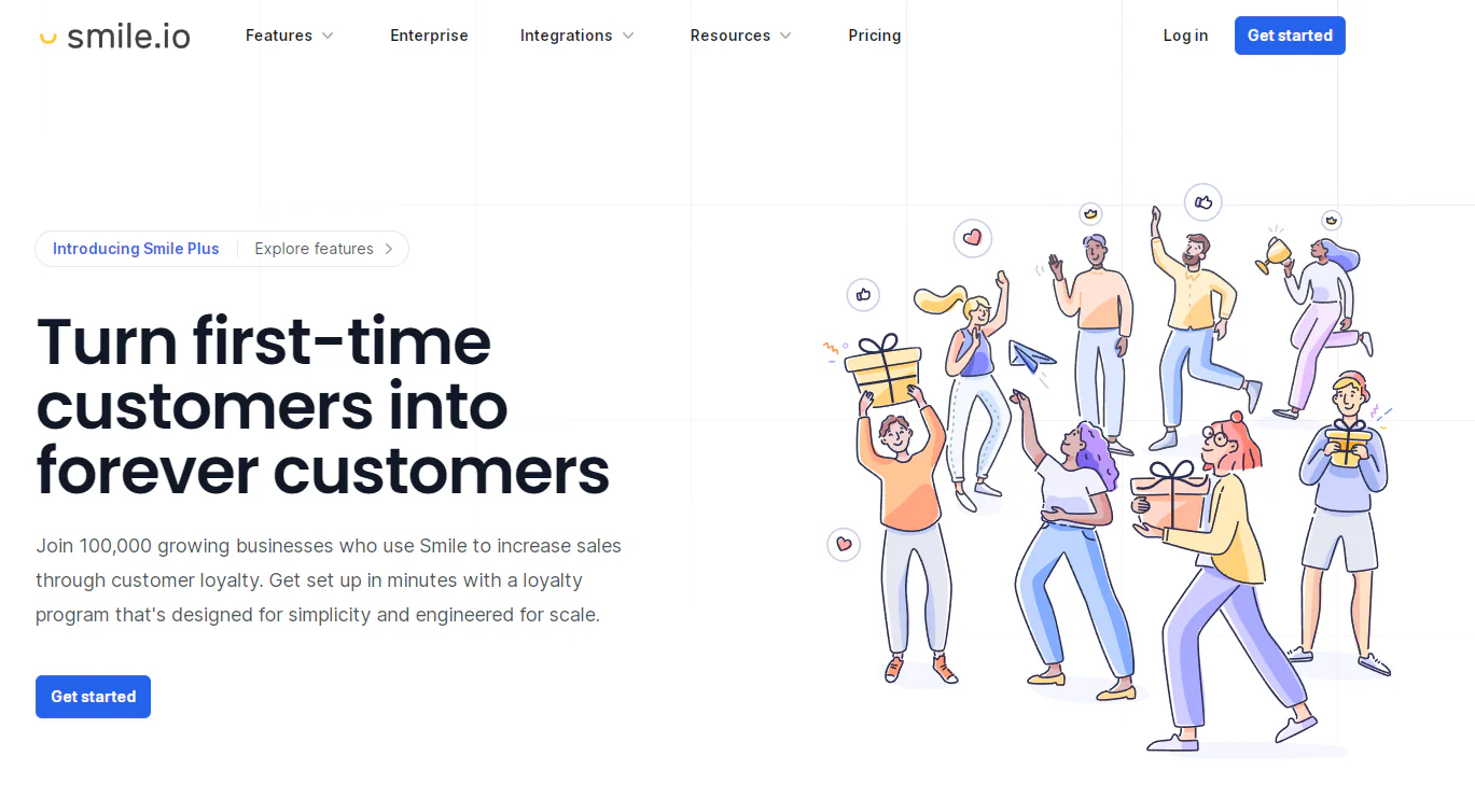 Smile.io loyalty and rewards program for eCommerce businesses