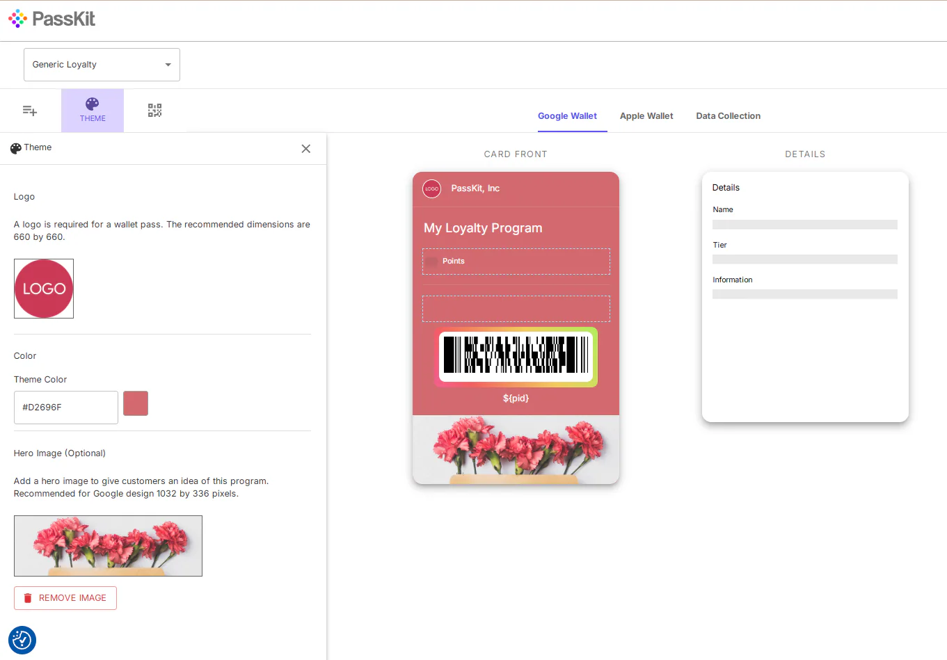 digital loyalty card design