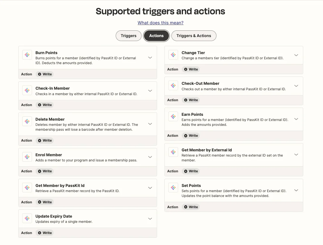 integrations with Make and Zapier