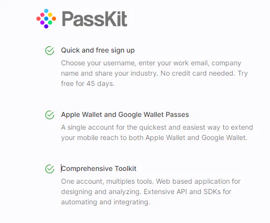 PassKit free trial