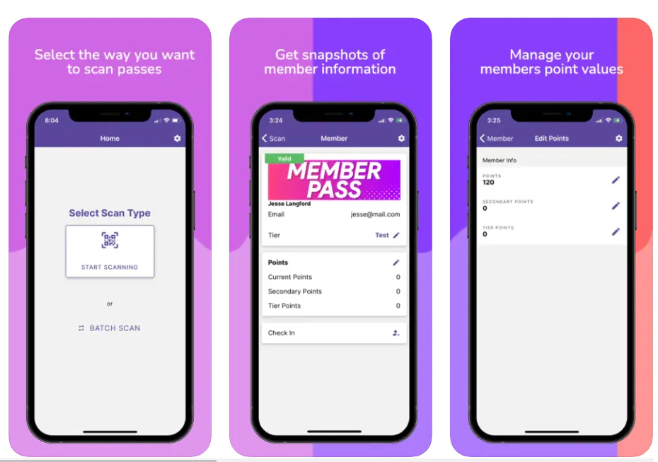digital loyalty card scanning app