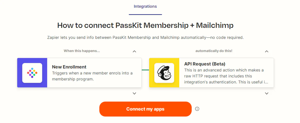 Zapier integration