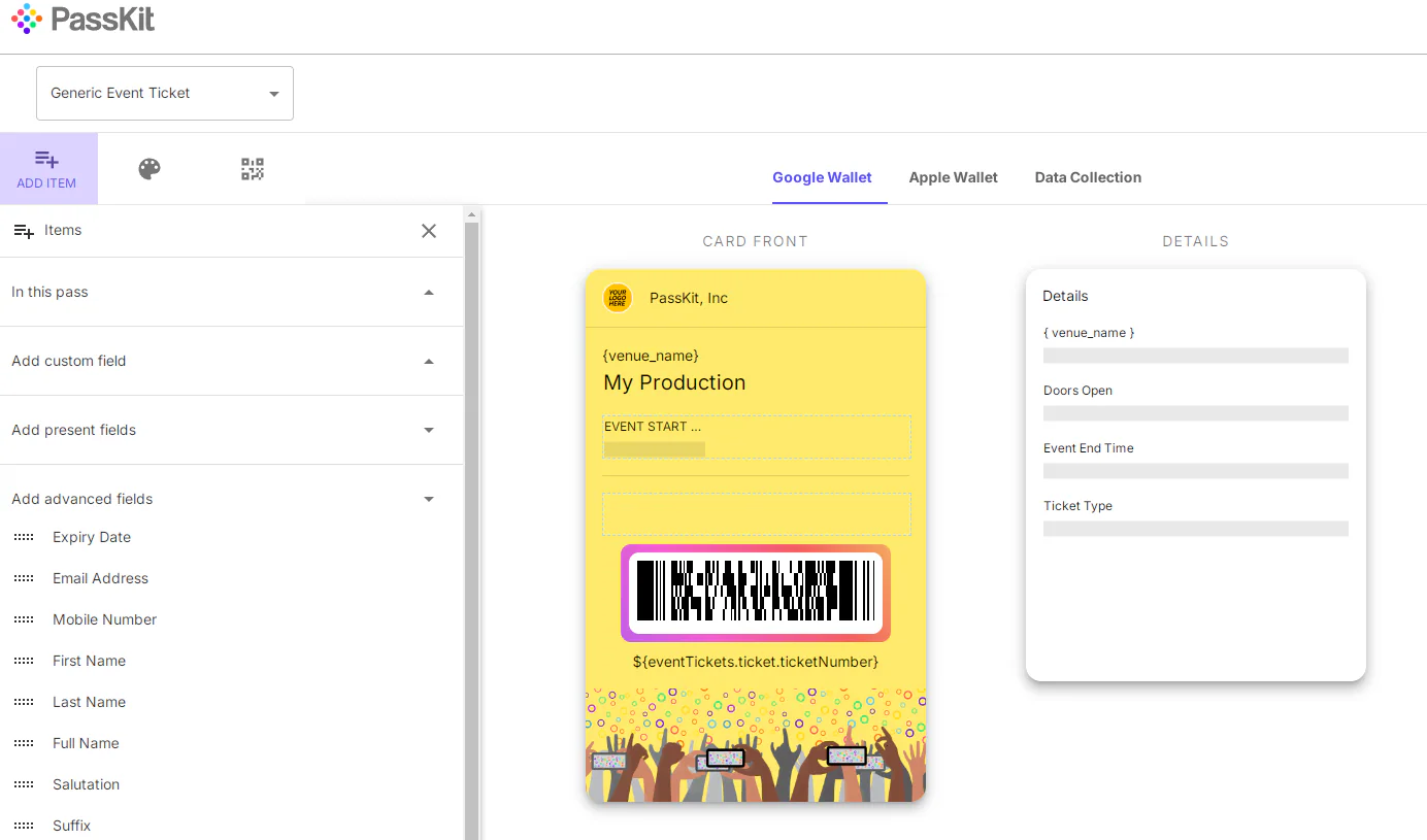 How to make digital tickets with PassKit
