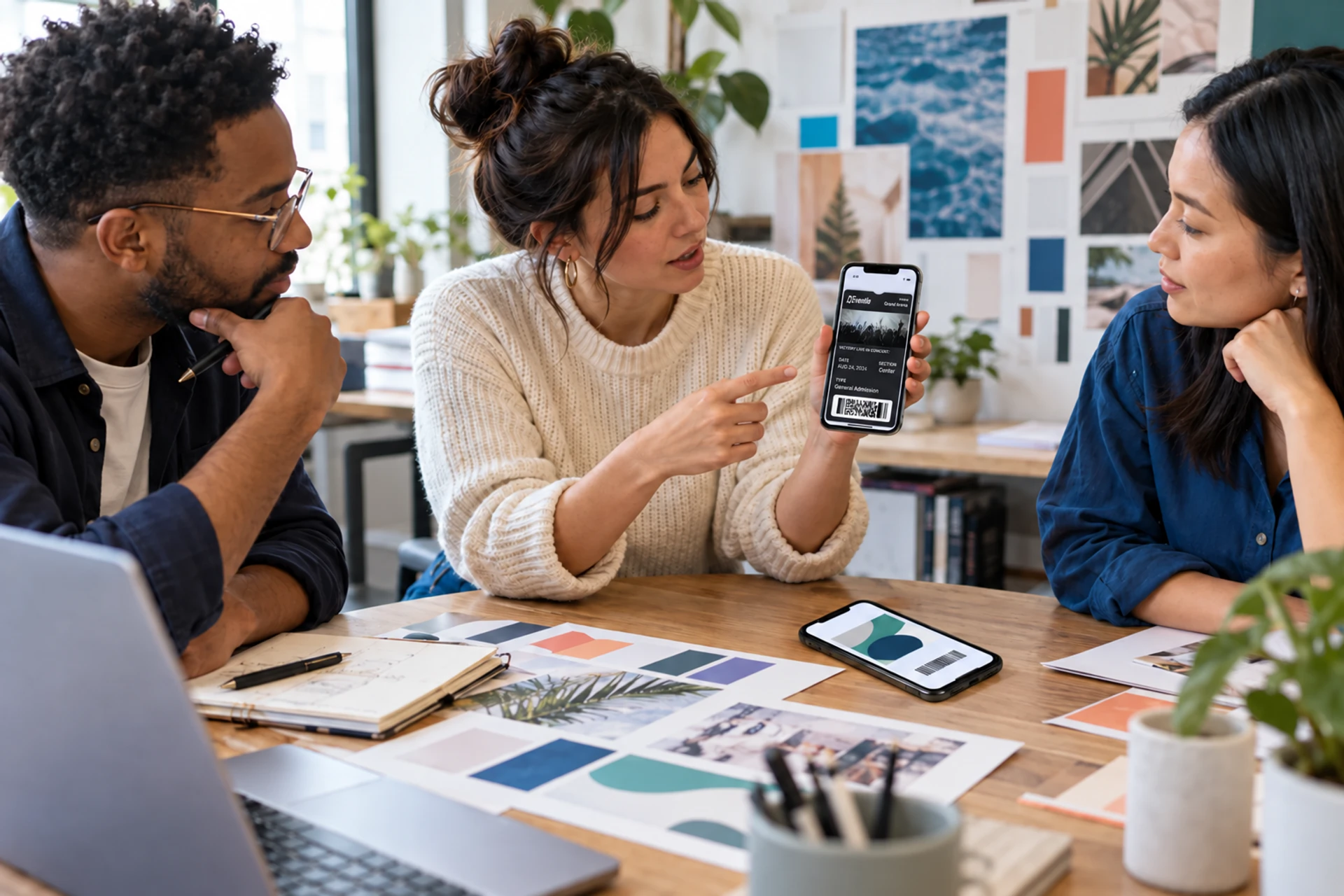 Agency team planning branded Apple Wallet and Google Wallet passes for clients