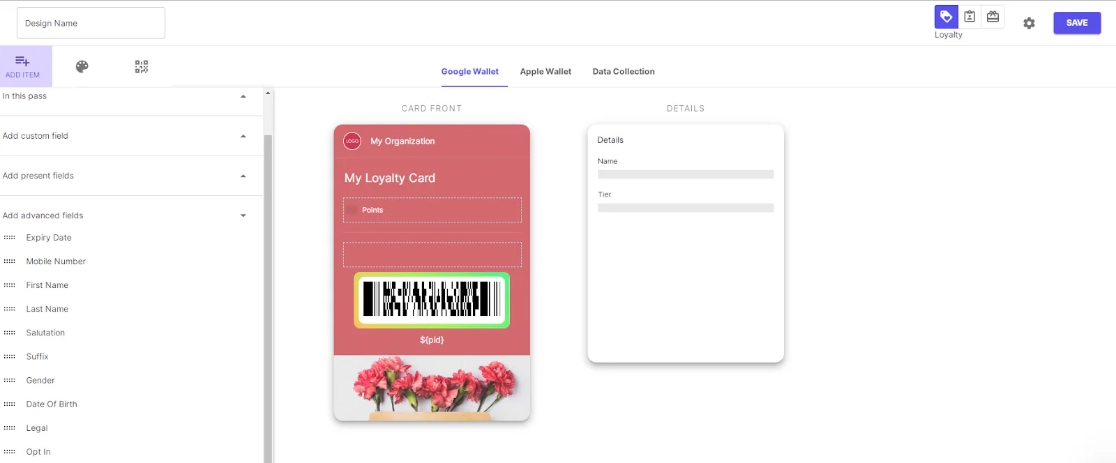 PassKit Pass Designer