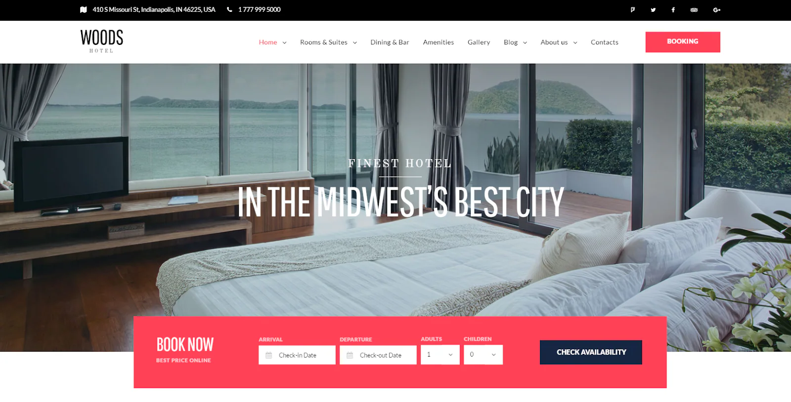 hotel booking system