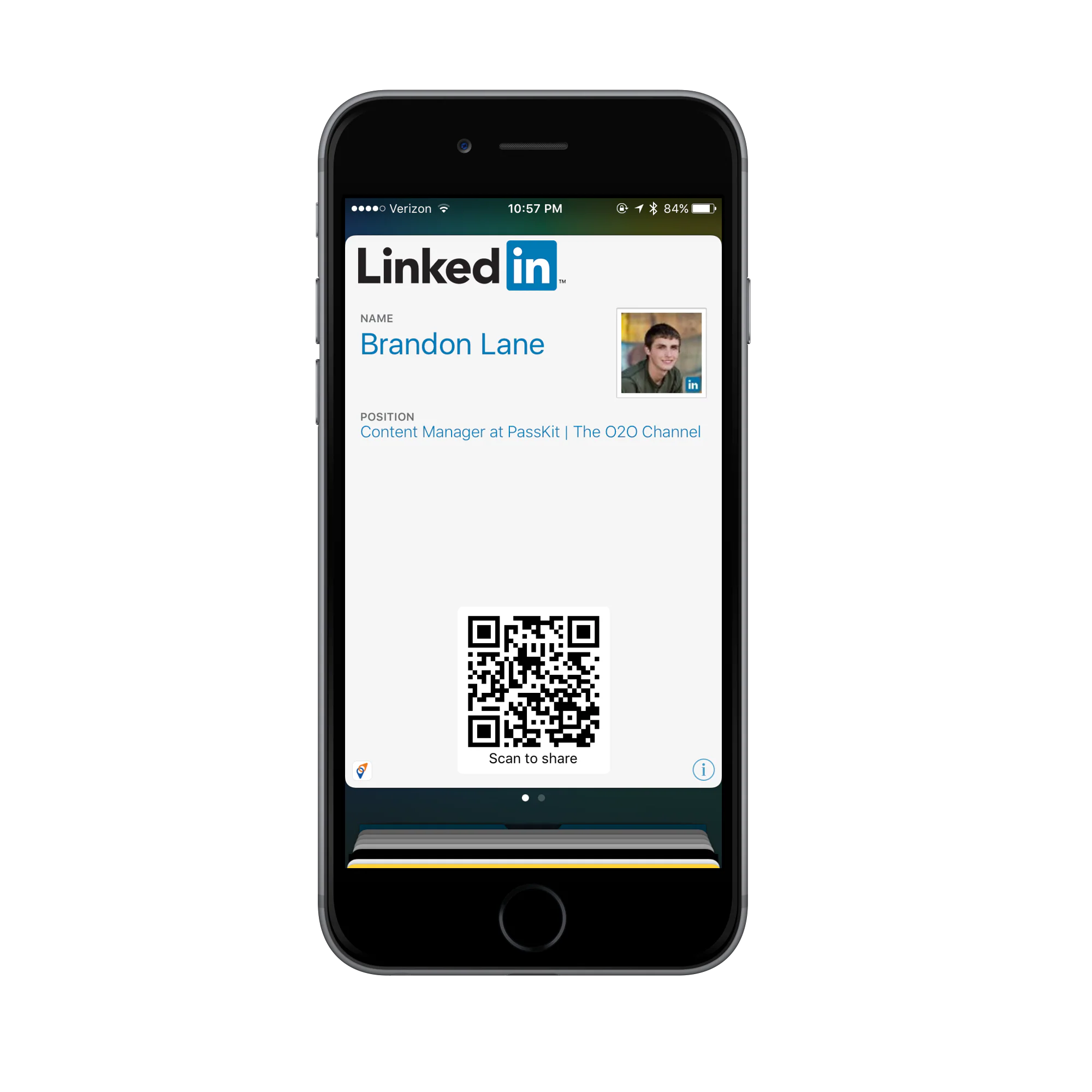 LinkedIn mobile business card setup 8