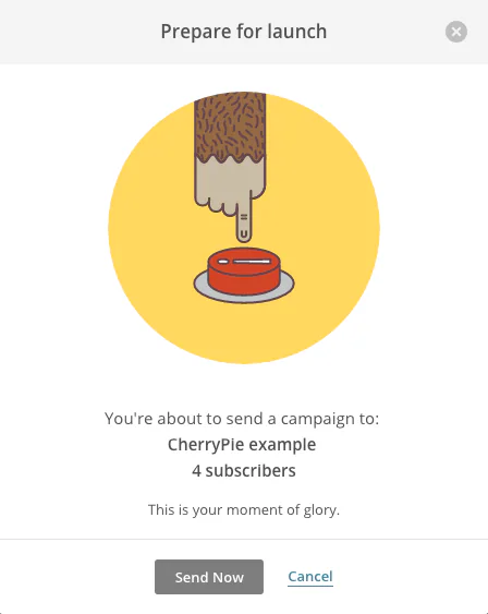 CherryPie email distribution setup step 7