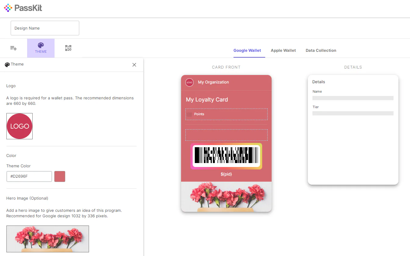 how to create loyalty card