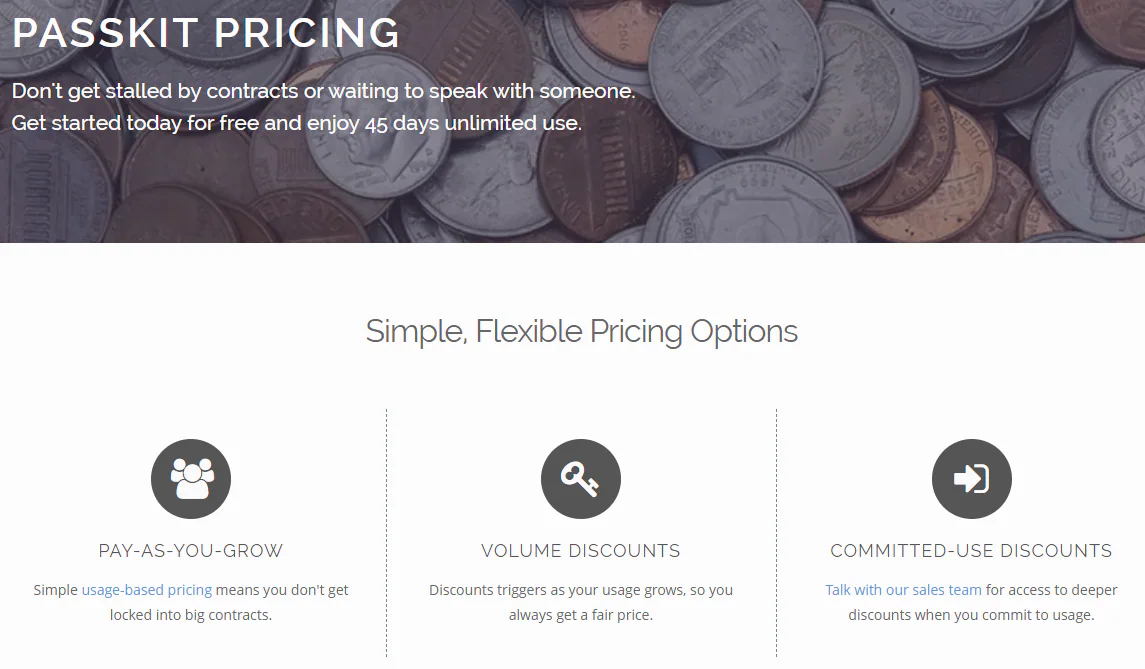 PassKit pricing
