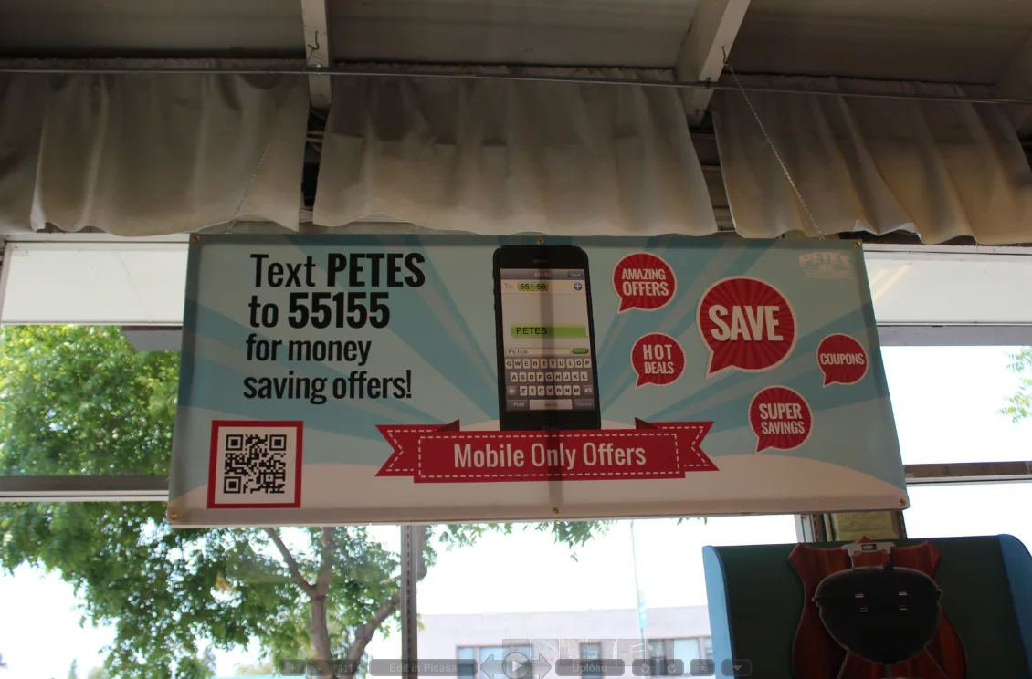 Mobile wallet content promotion example 6