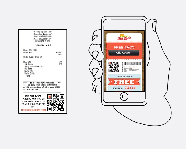 Mobile wallet content promotion example 7