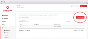 Digital coupon campaign setup screen 11