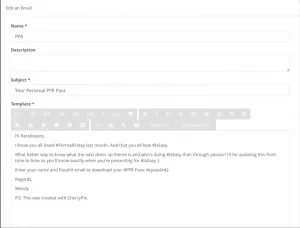 Digital coupon campaign setup screen 12