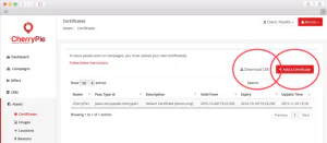 Digital coupon campaign setup screen 13
