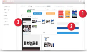 Digital coupon campaign setup screen 19
