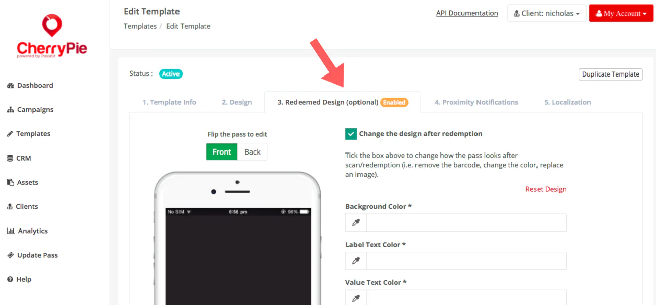 PassKit API tutorial screen 17