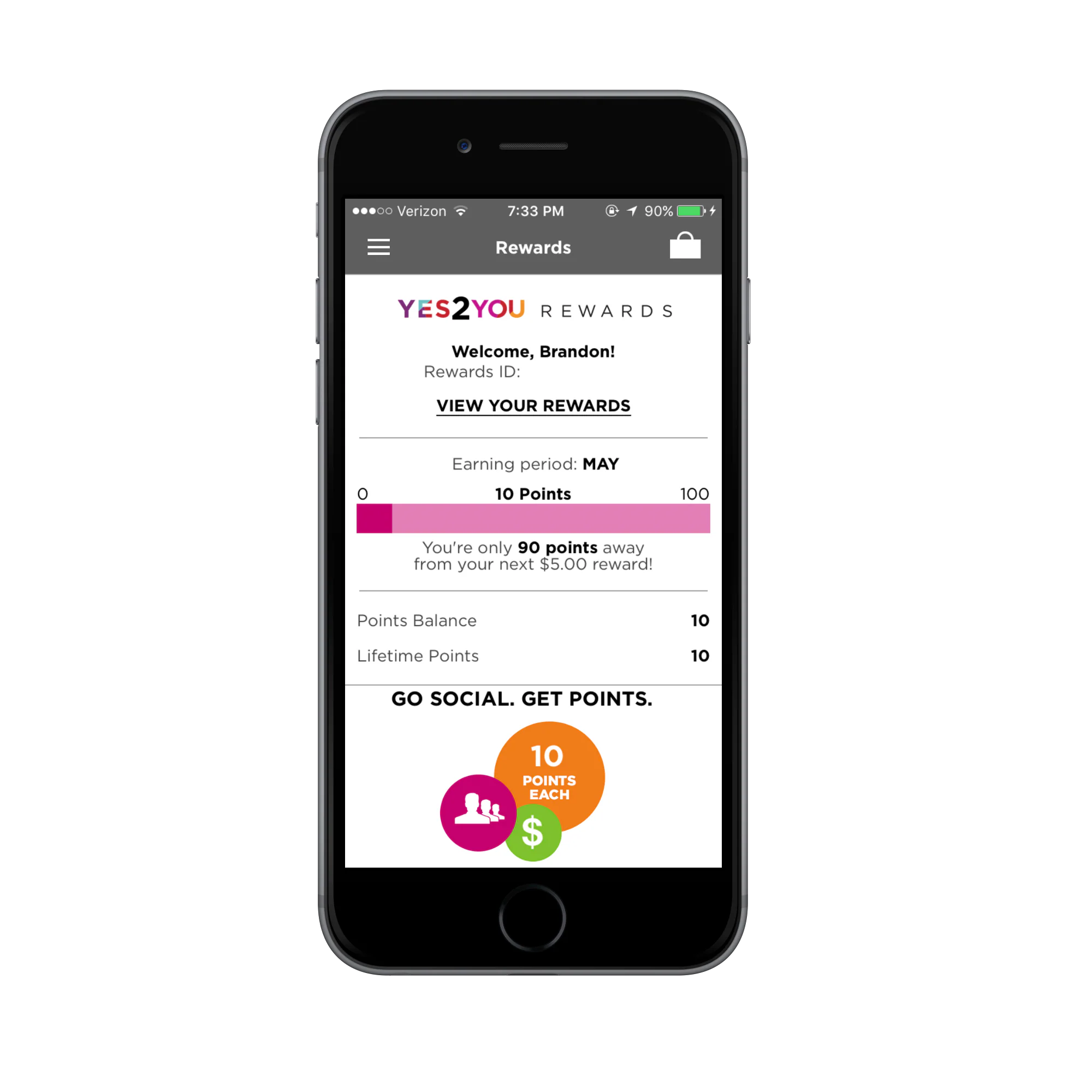 Kohl's mobile payments and loyalty example 2