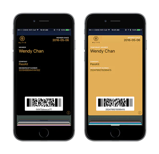 Metta digital membership card setup 5