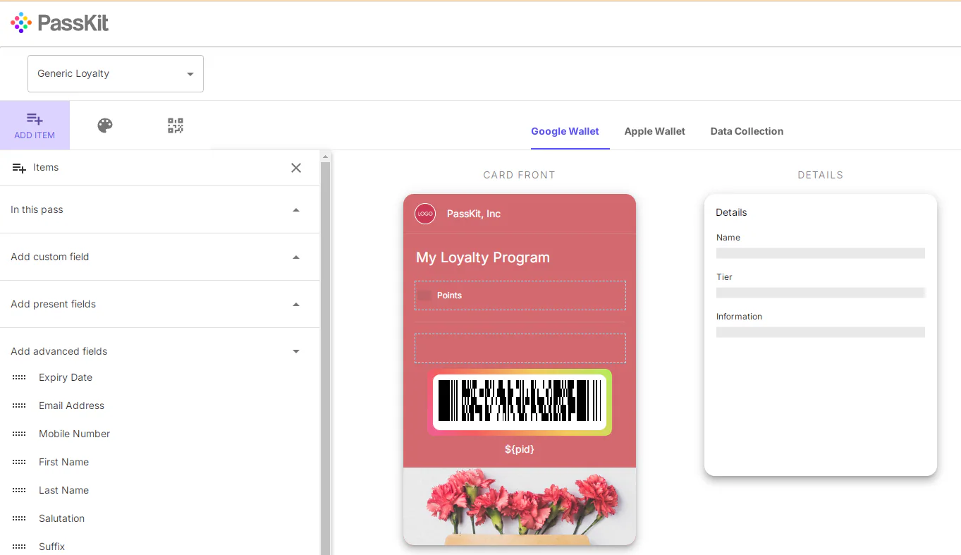 loyalty cards for business design template