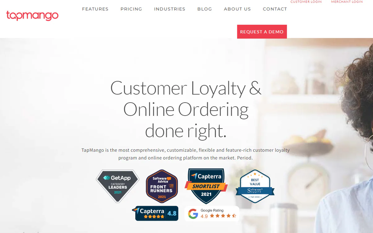 TapMango customer loyalty management platform