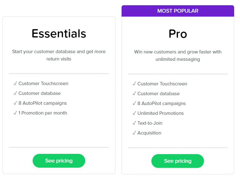 Fivestars pricing
