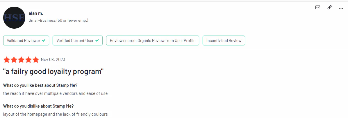 Stamp Me user reviews