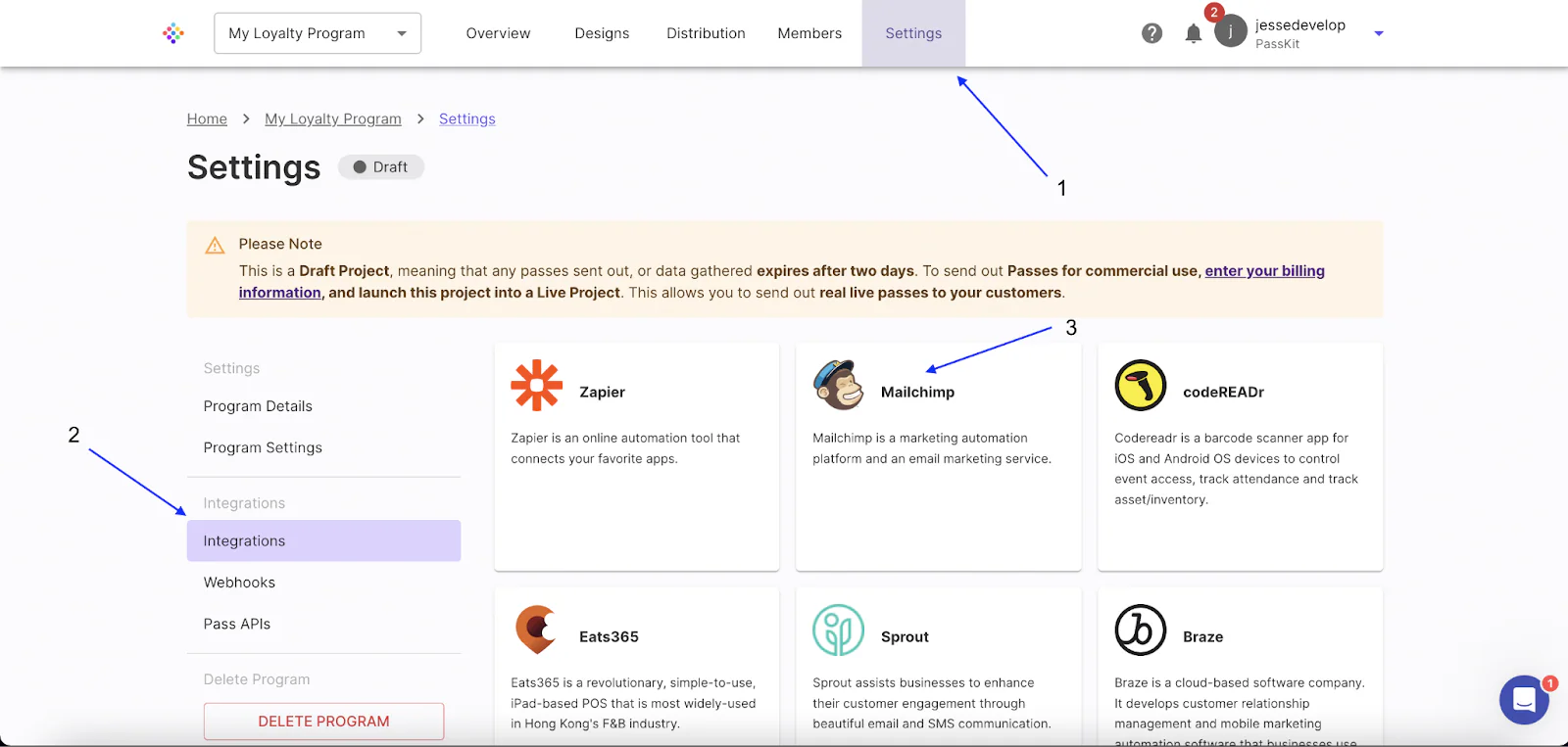 Mailchimp Integration with PassKit