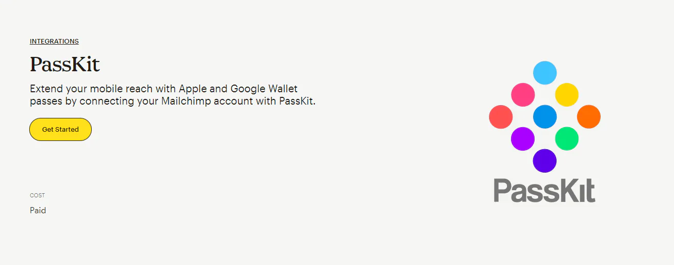 Mailchimp Integration with PassKit