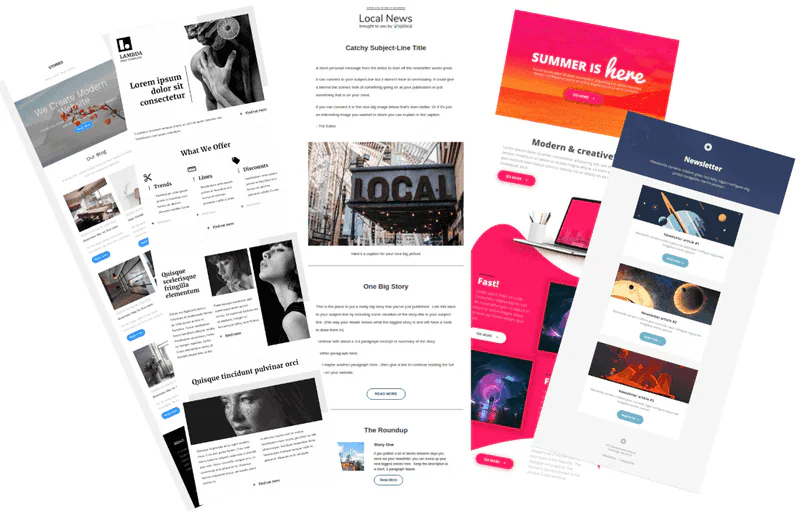 Mailchimp newsletters