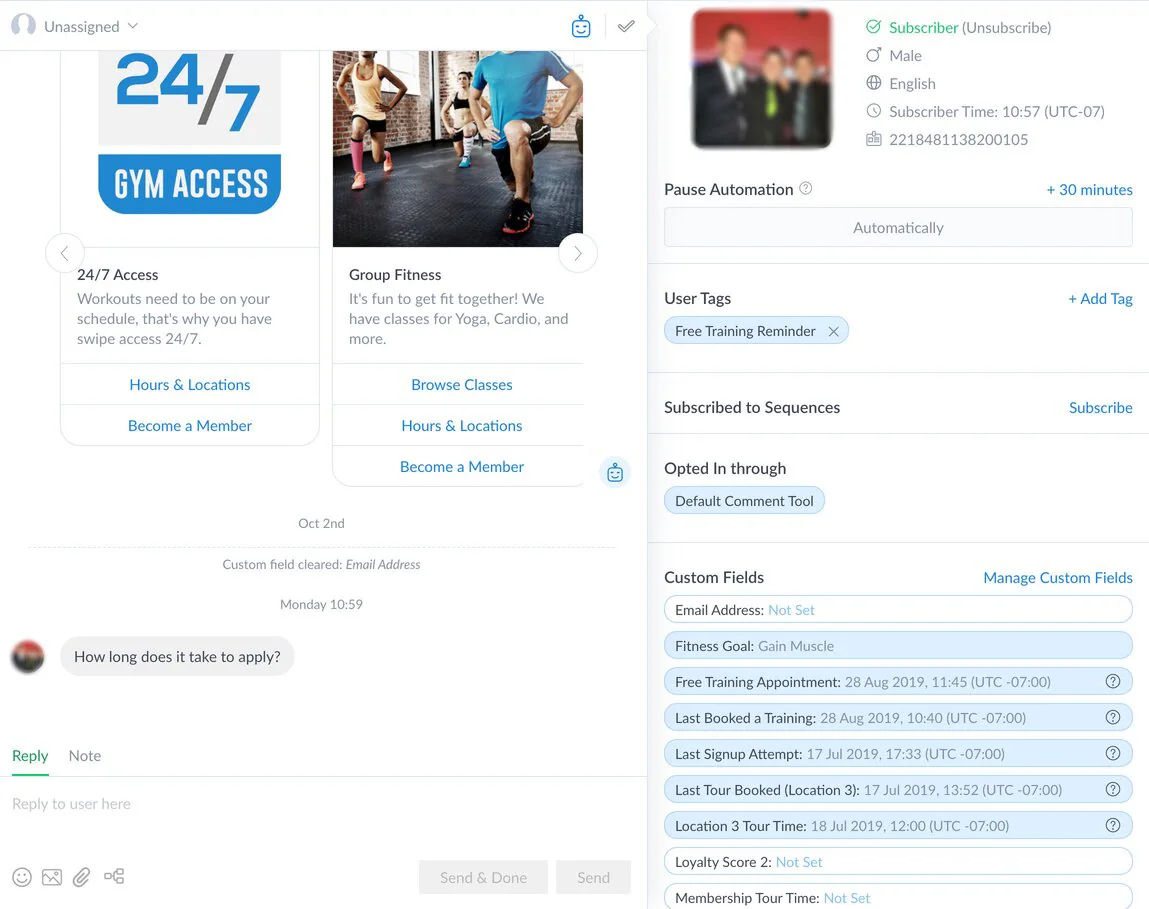 ManyChat marketing automation