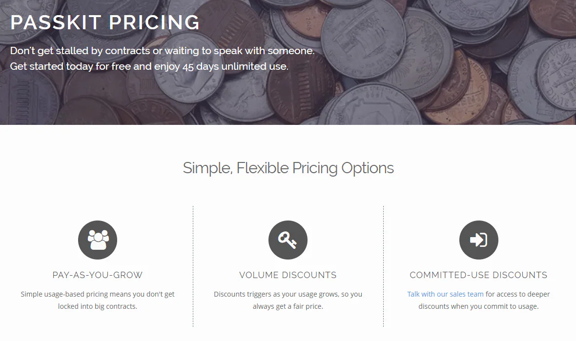 PassKit pricing