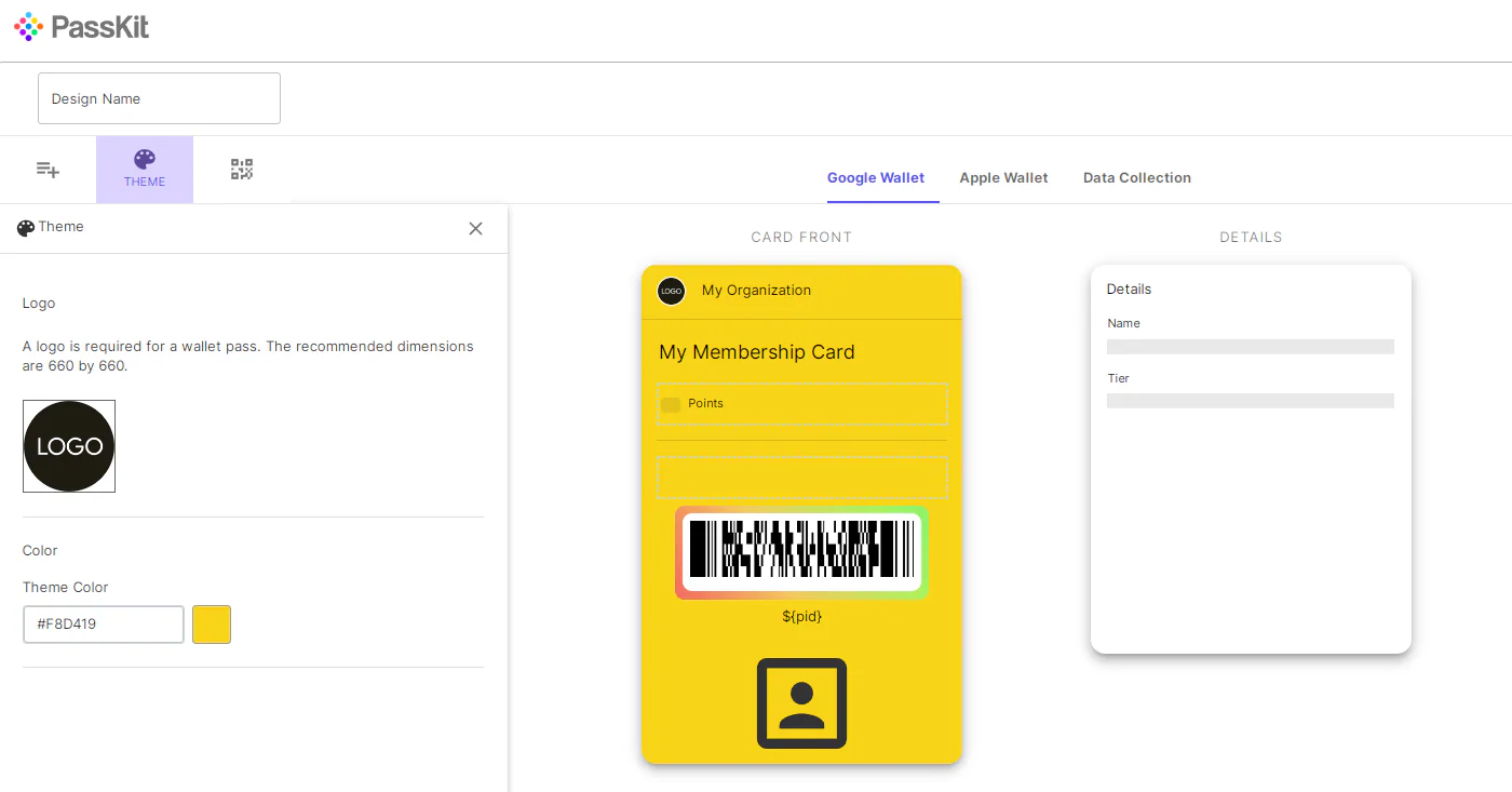 mobile membership card