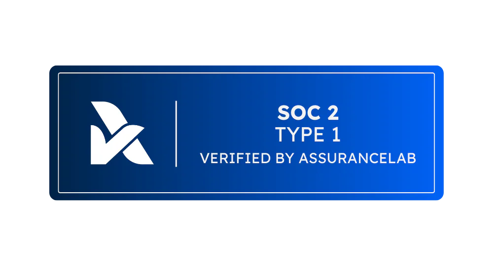 SOC 2 Type 1 verification badge