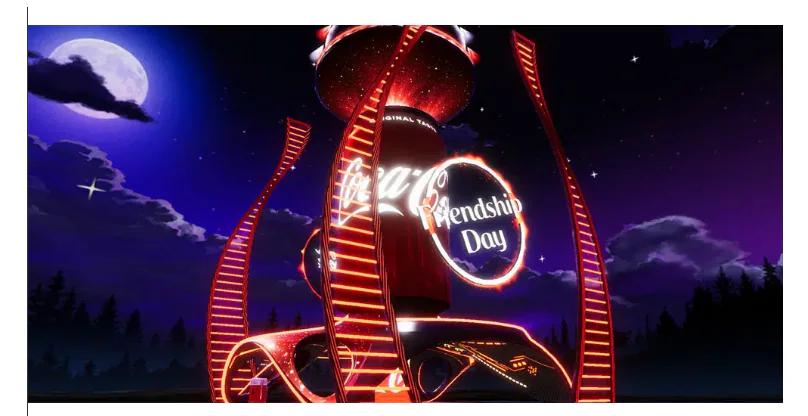 cocacola metaverse NFT experience